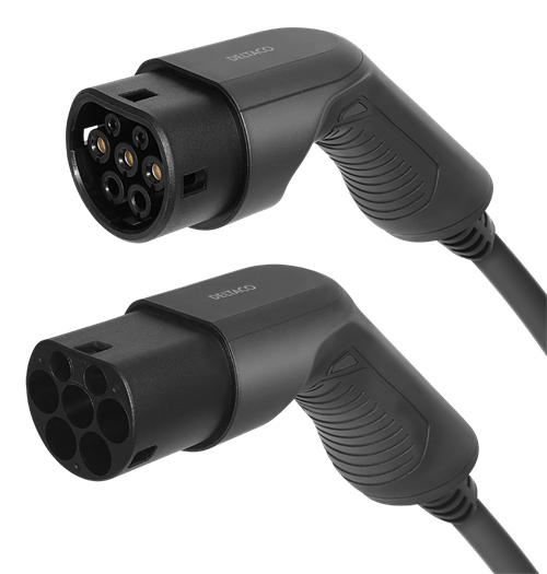 EV-1215, charging cable electric vehicle, mode 3, type 2 to type 2,