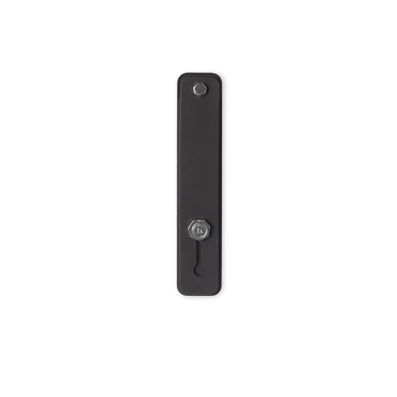 Finger strap, attachable phone grip, black