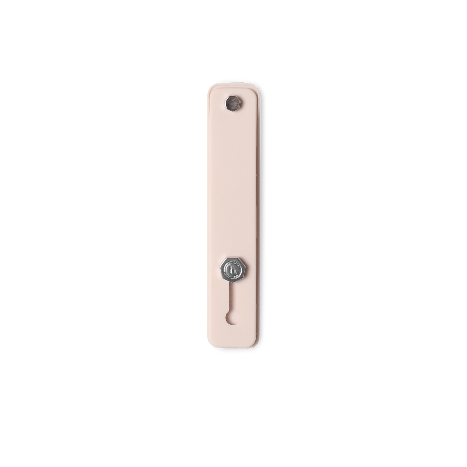 Finger strap, attachable phone grip, blush pink