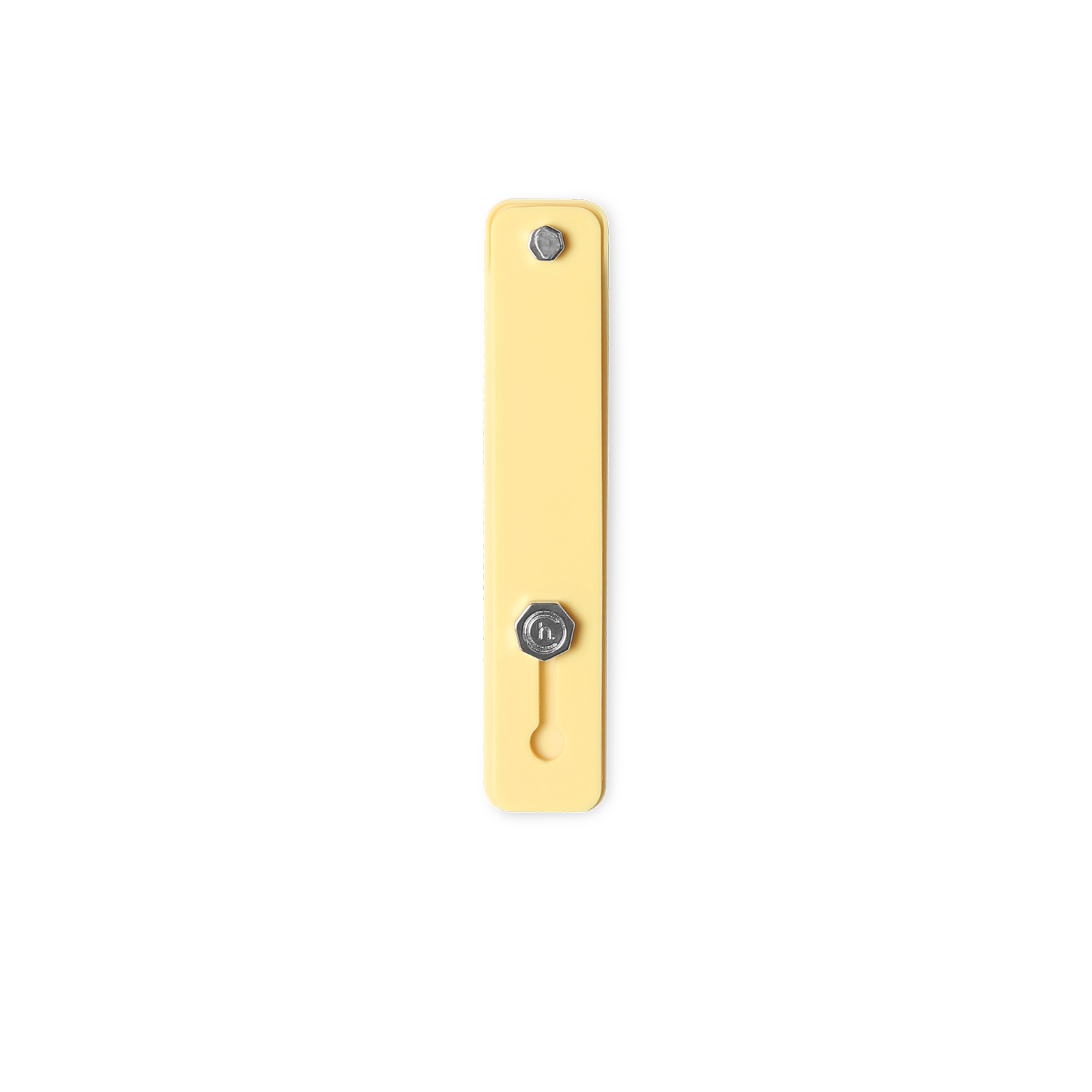 Finger strap, attachable phone grip, yellow