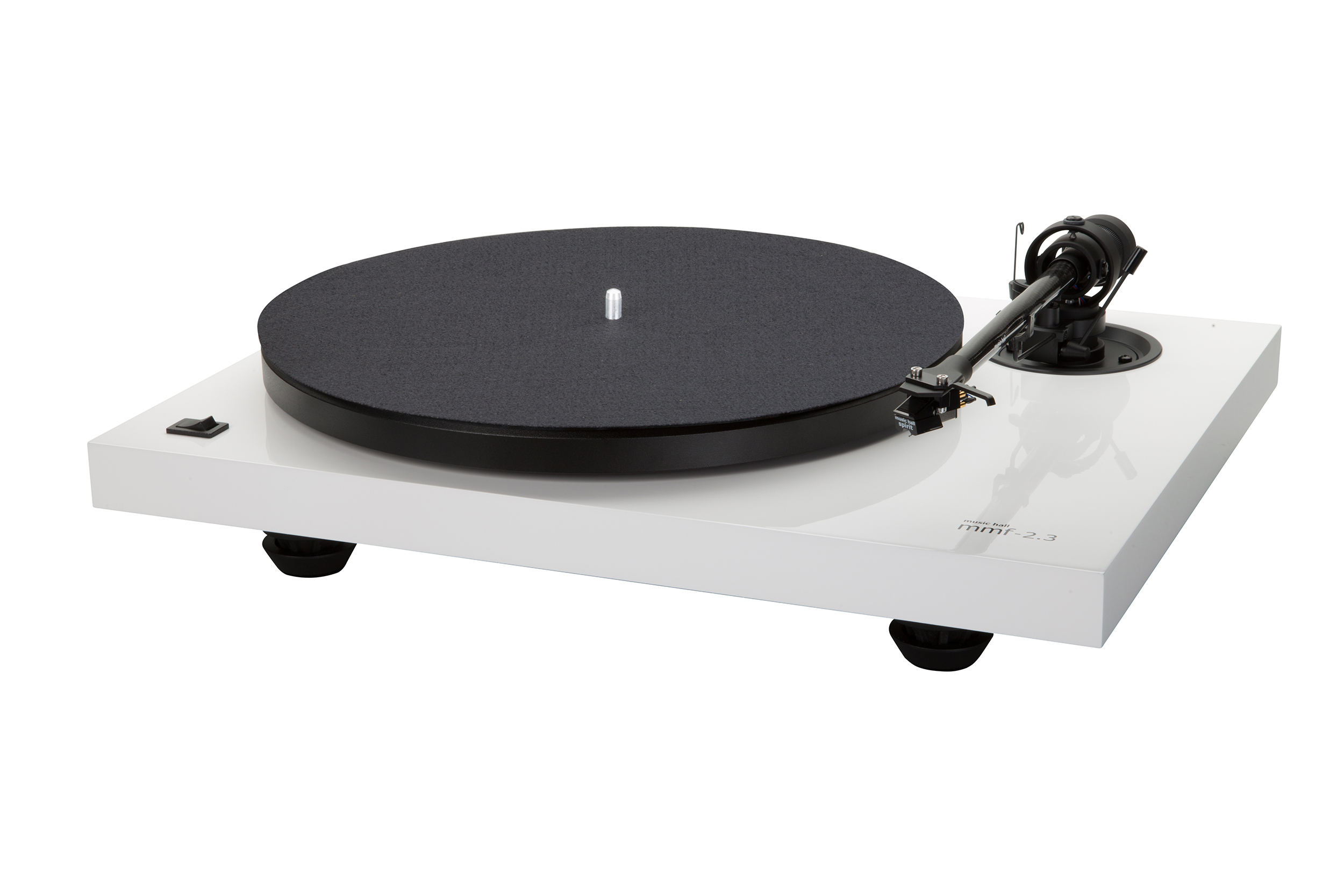 MMF-2.3WH, turntable with Spirit, white