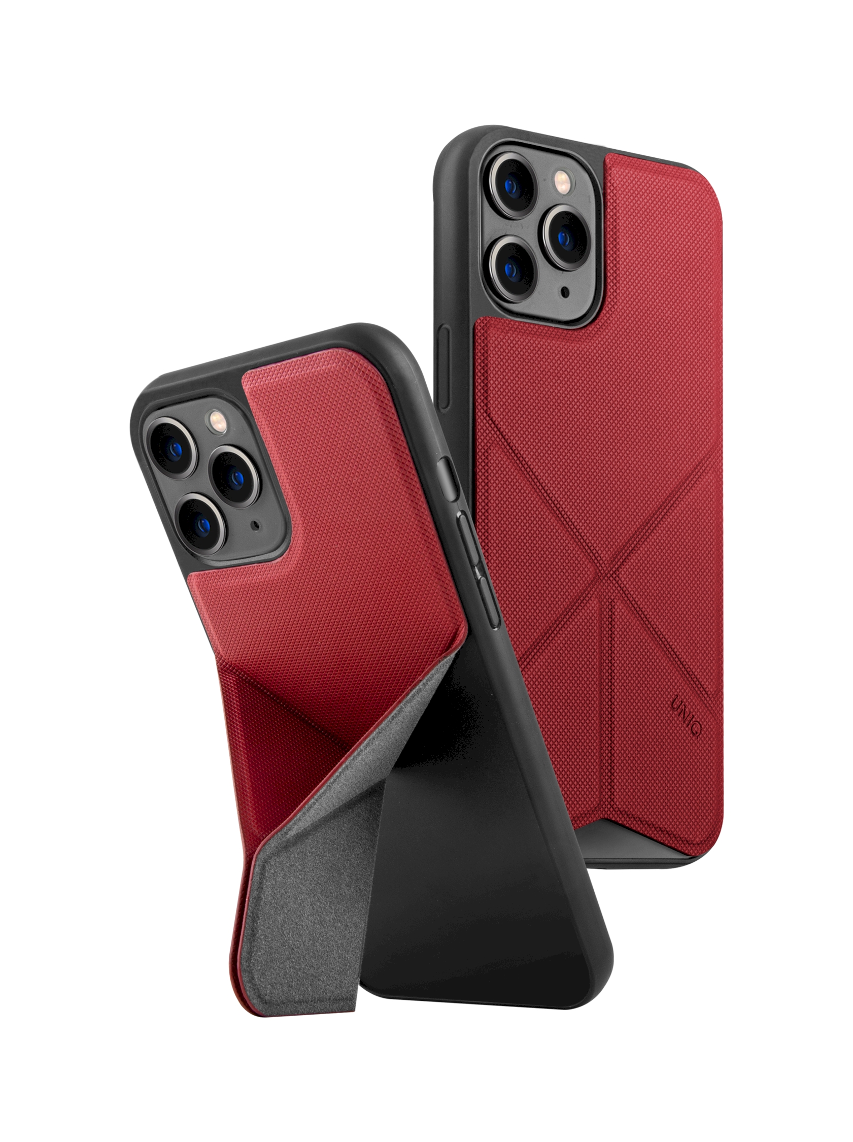 iPhone 12 Pro Max, case transforma, stand up coral, red