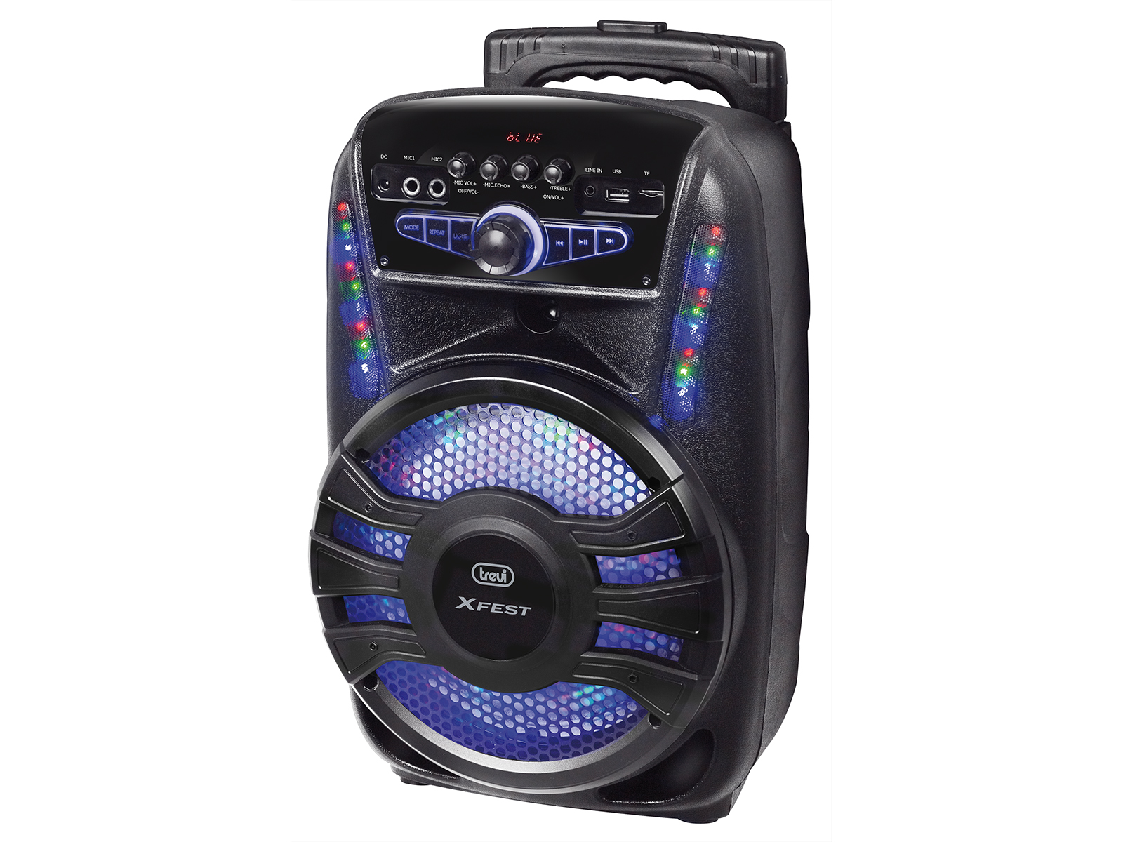 XF-450-KB, karaoke speaker 30W, zwart