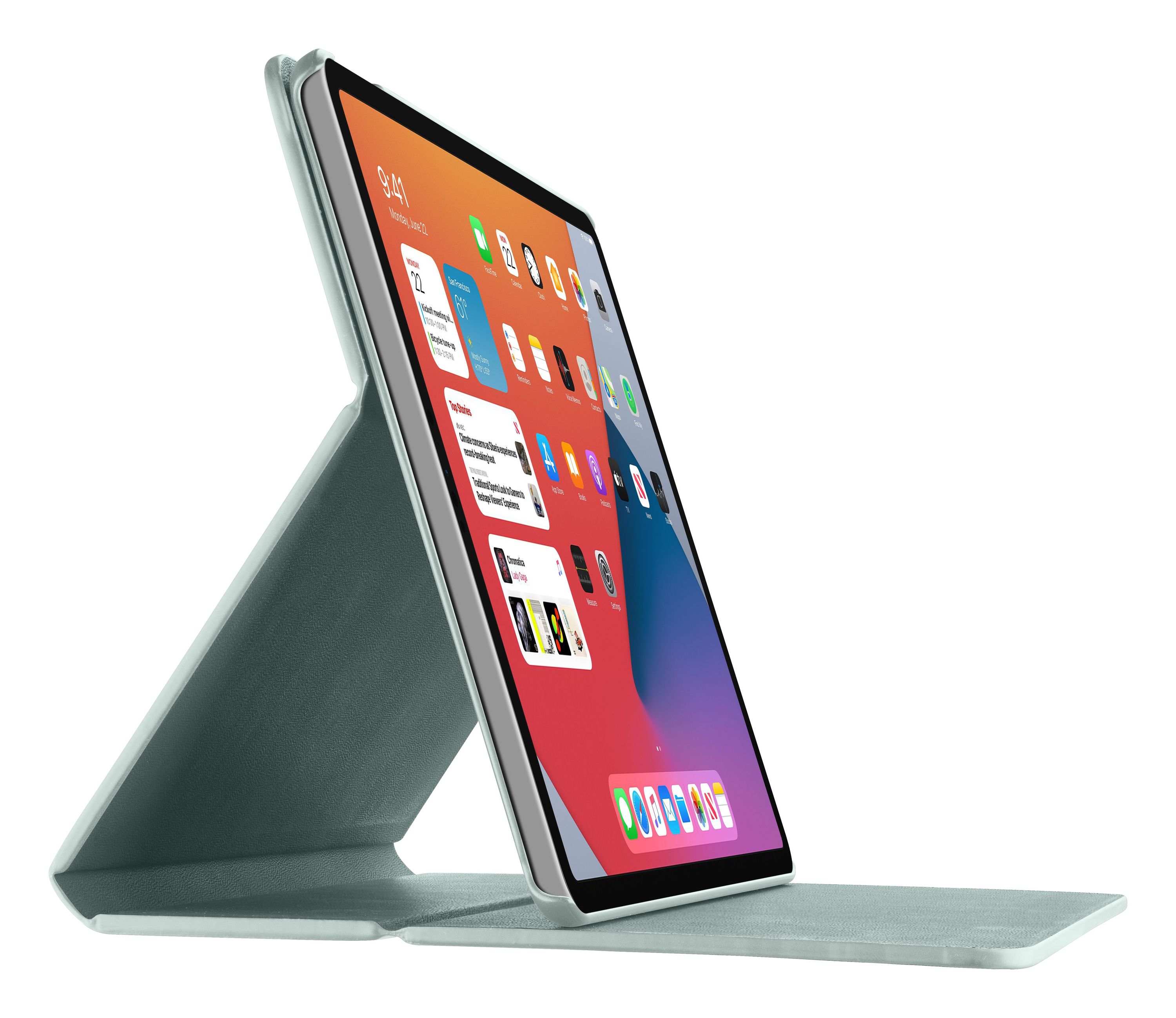 iPad Air 10,9" (2020), case slim stand, green