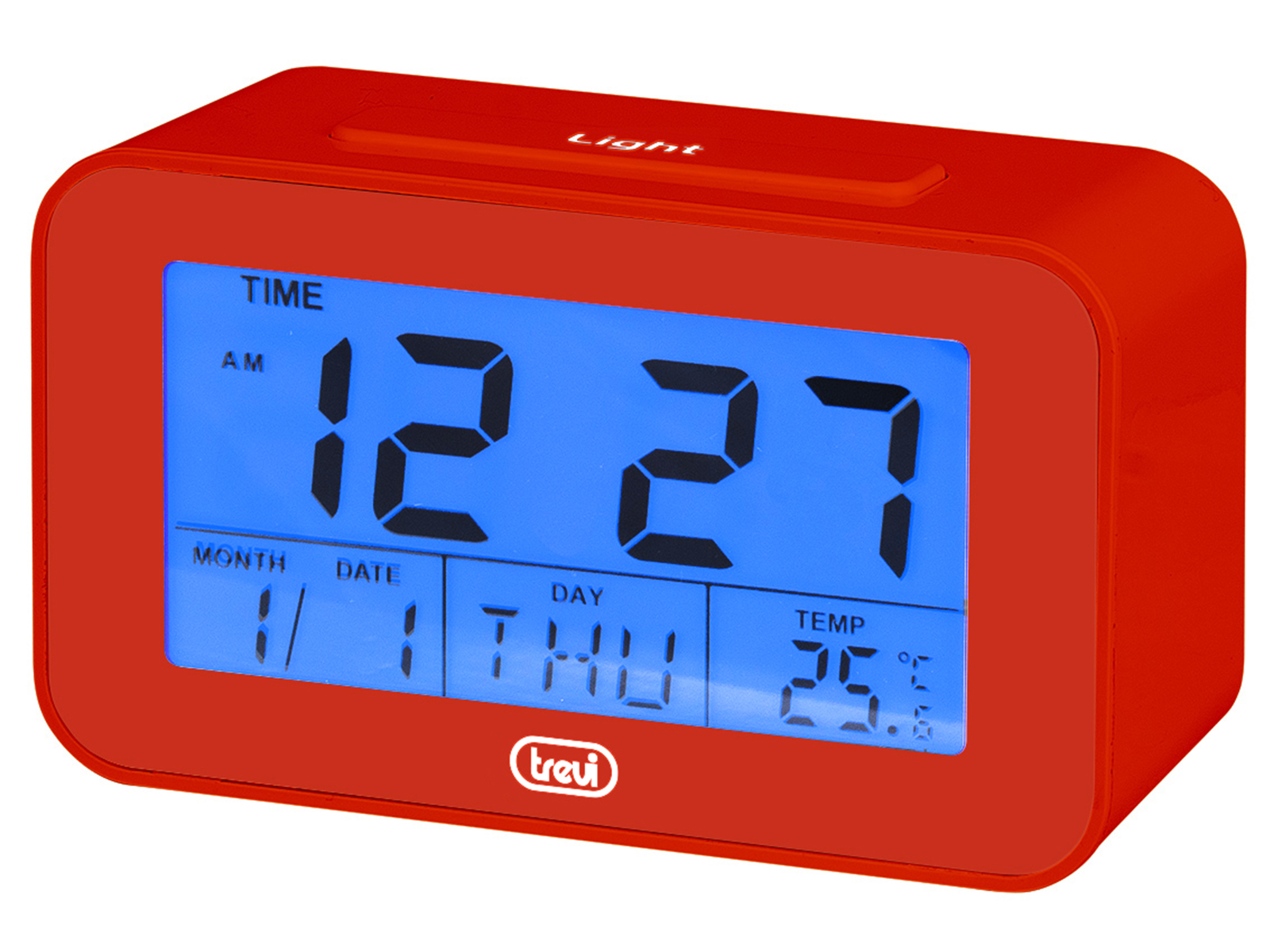 SLD-3P50, alarm clock, red