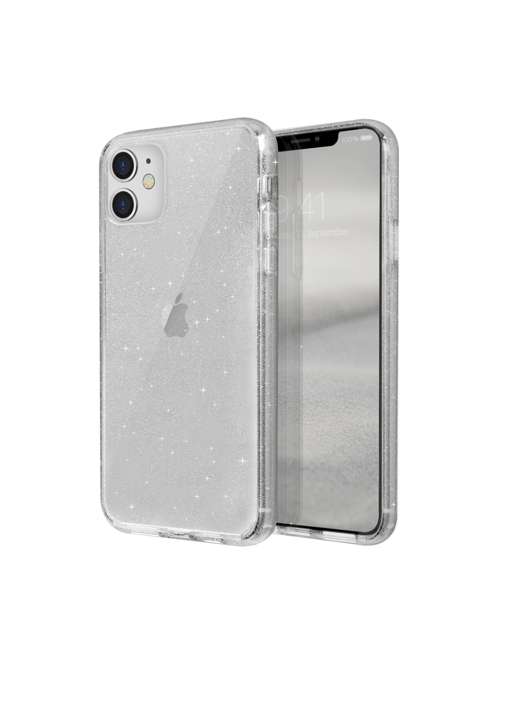 iPhone 11, housse lifepro tinsel, transparent