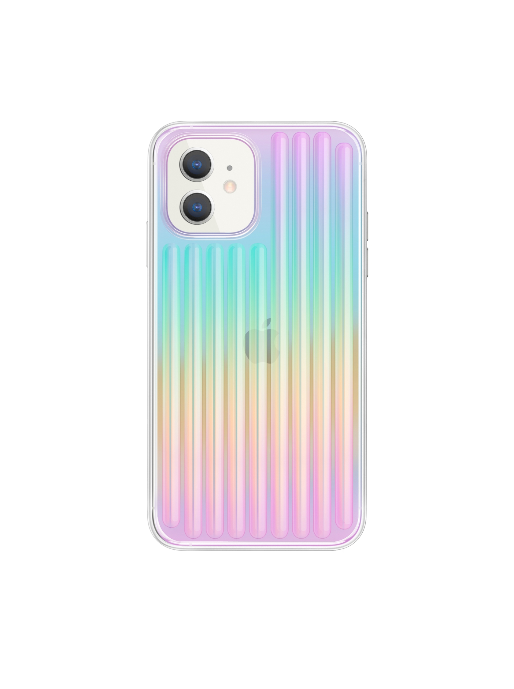 iPhone 12 Mini, case coehl linear, iridescent