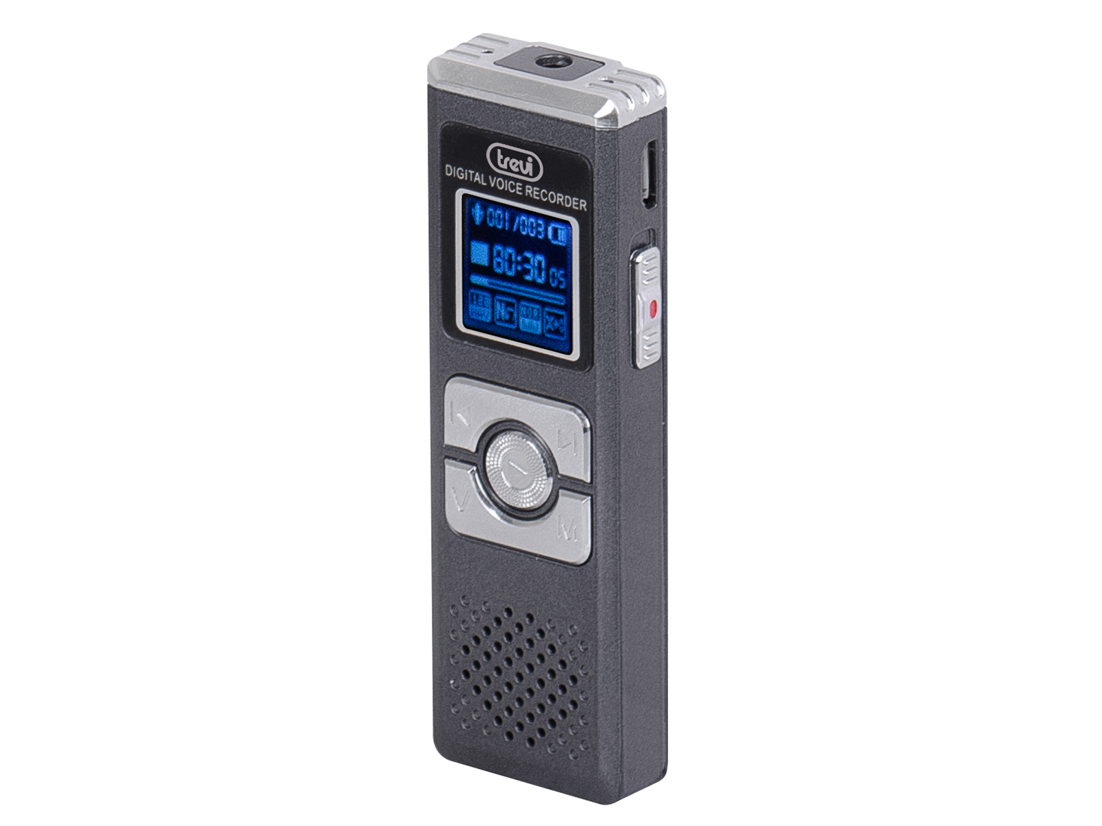 DR-437-SA, mini digital recorder, black