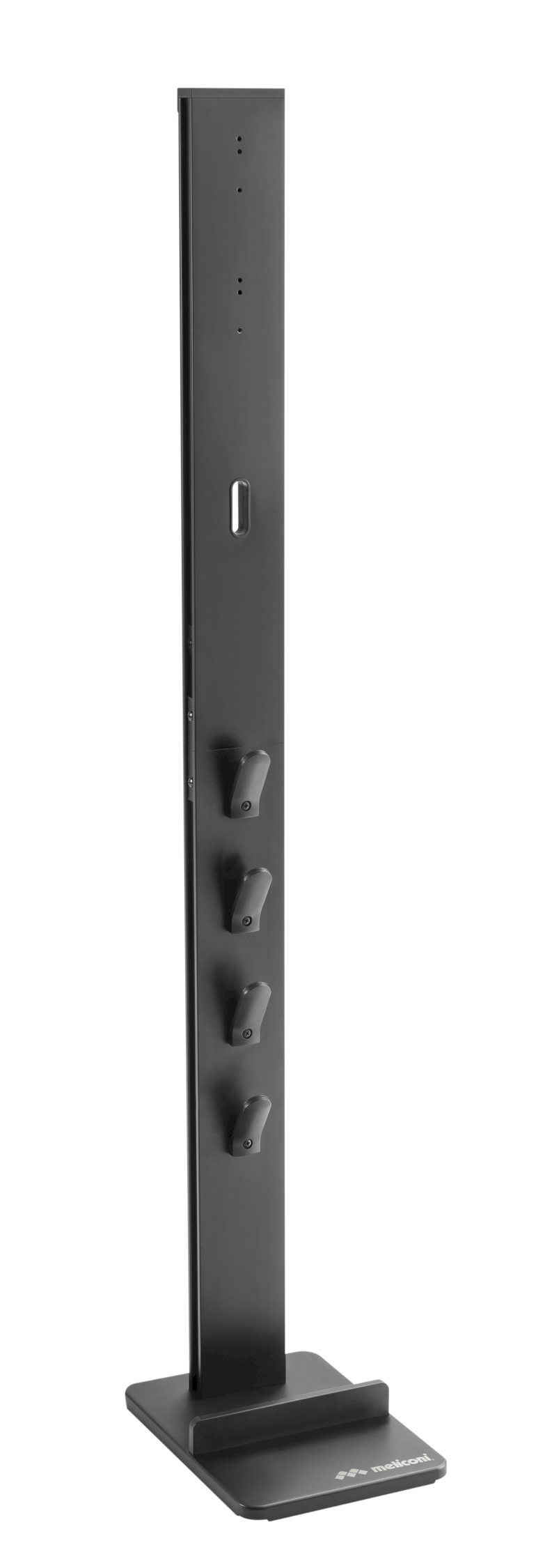 Floor support for vacuum cleaners, compatible with Dyson, black