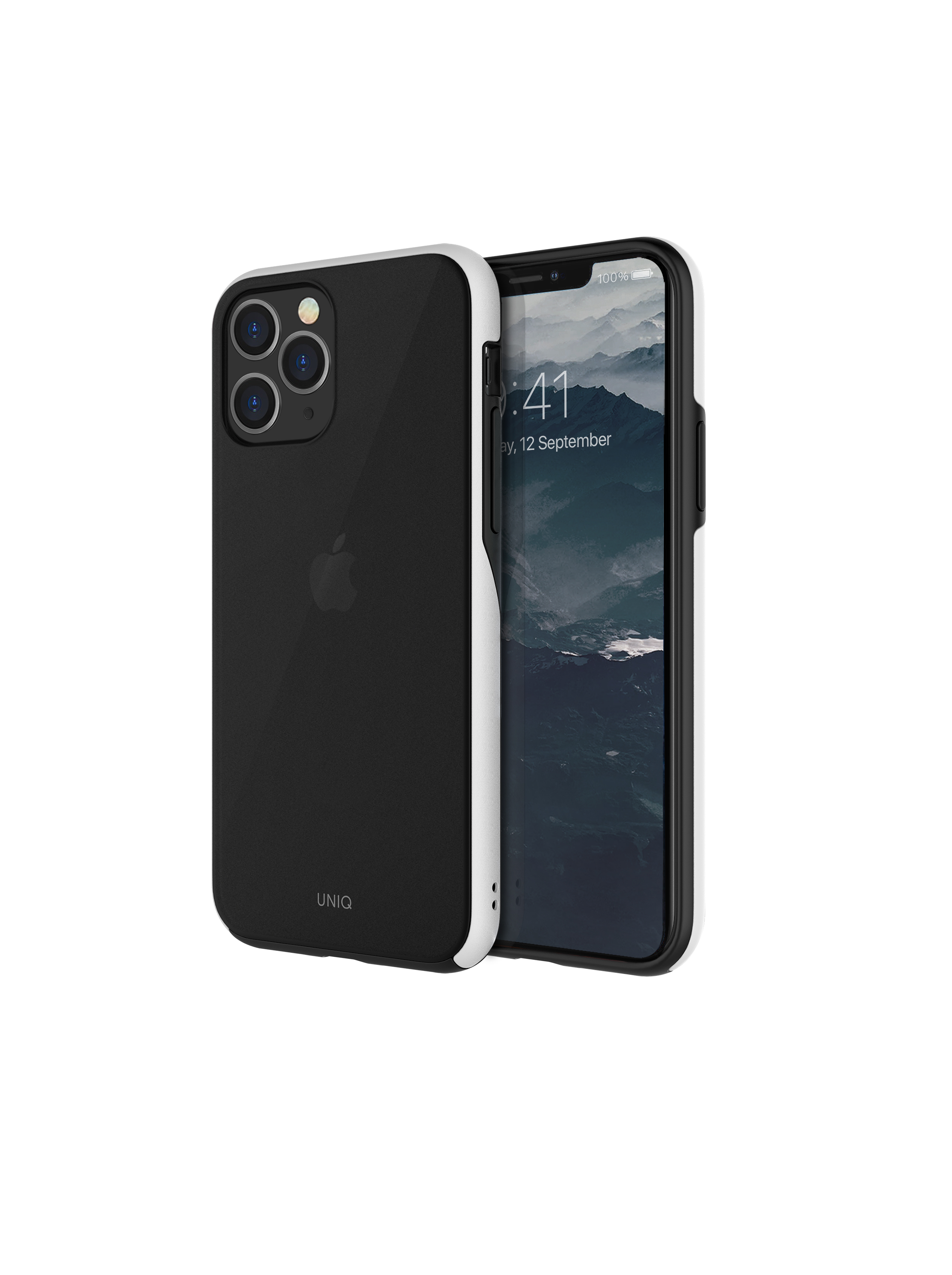 iPhone 11 Pro, case vesto hue, black/white