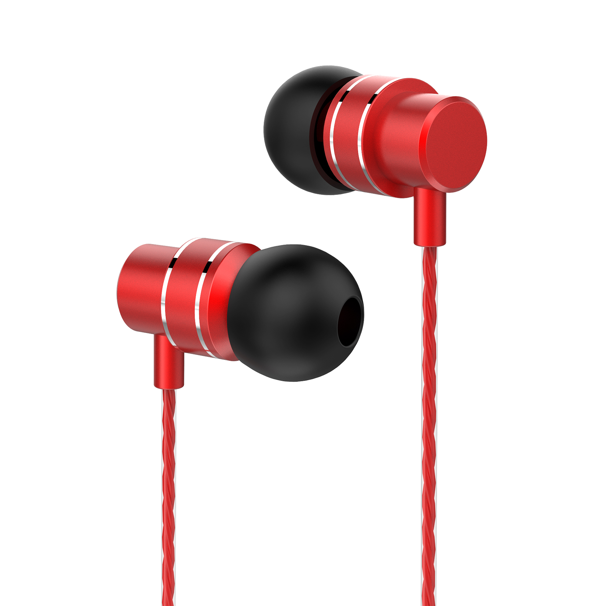 HF118, wired in-ear, red