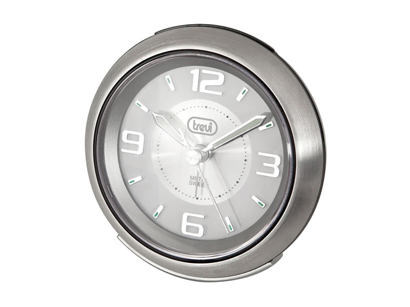 SL-3090-M, clock steel 95mm x 100mm, white