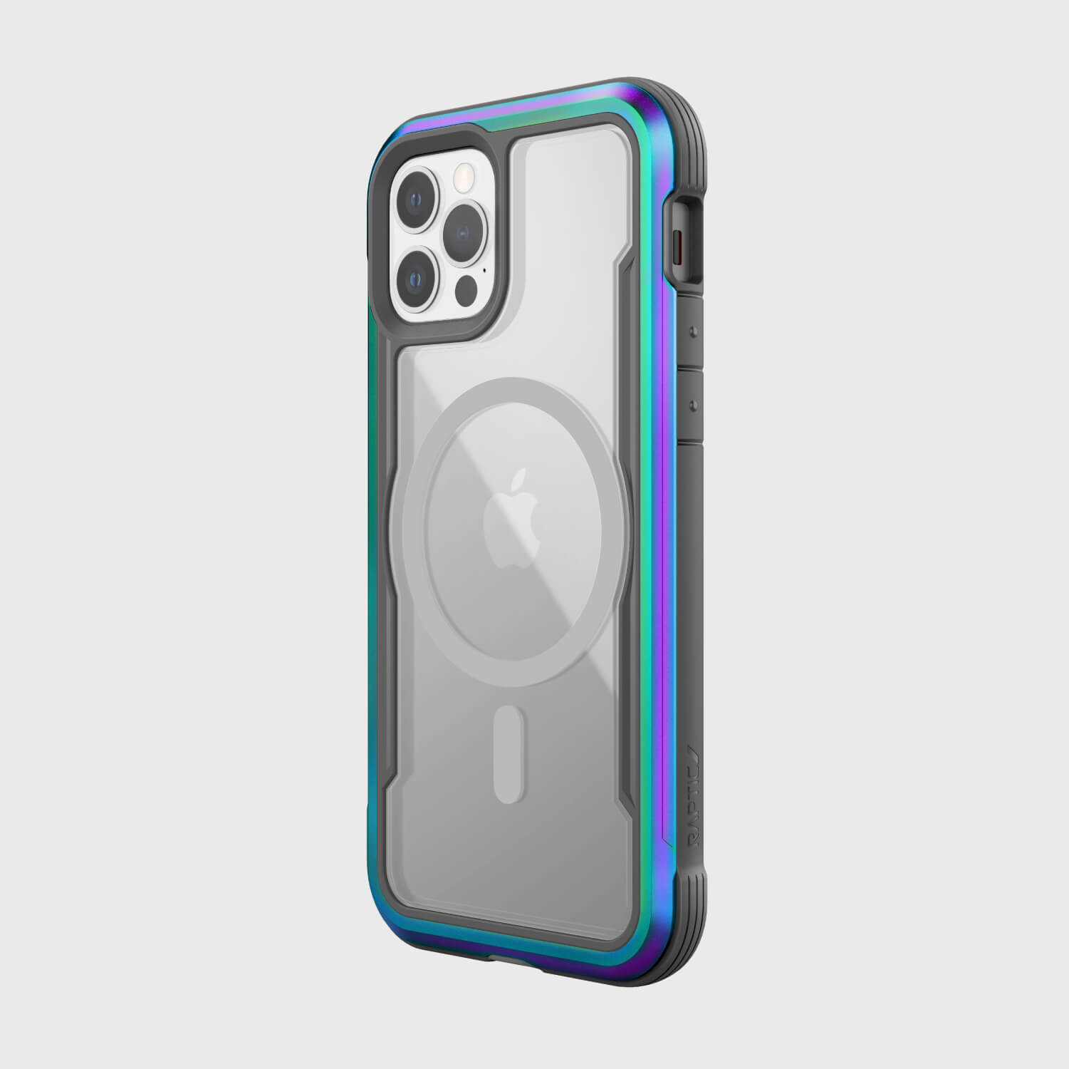 iPhone 12/12 Pro, case Raptic Shield Pro MagSafe, antimicro, iridescent