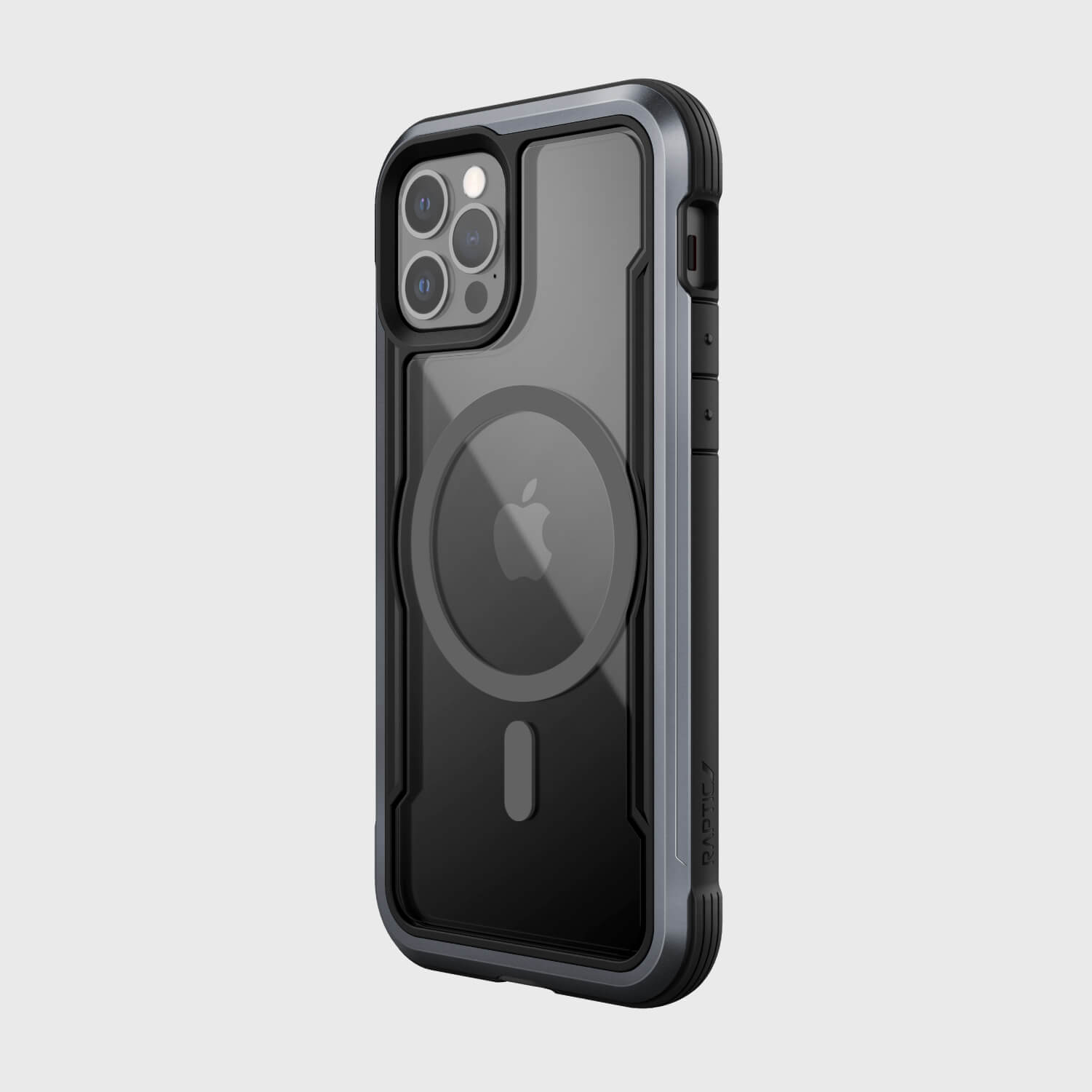 iPhone 12/12 Pro, case Raptic Shield Pro MagSafe, antimicro, black
