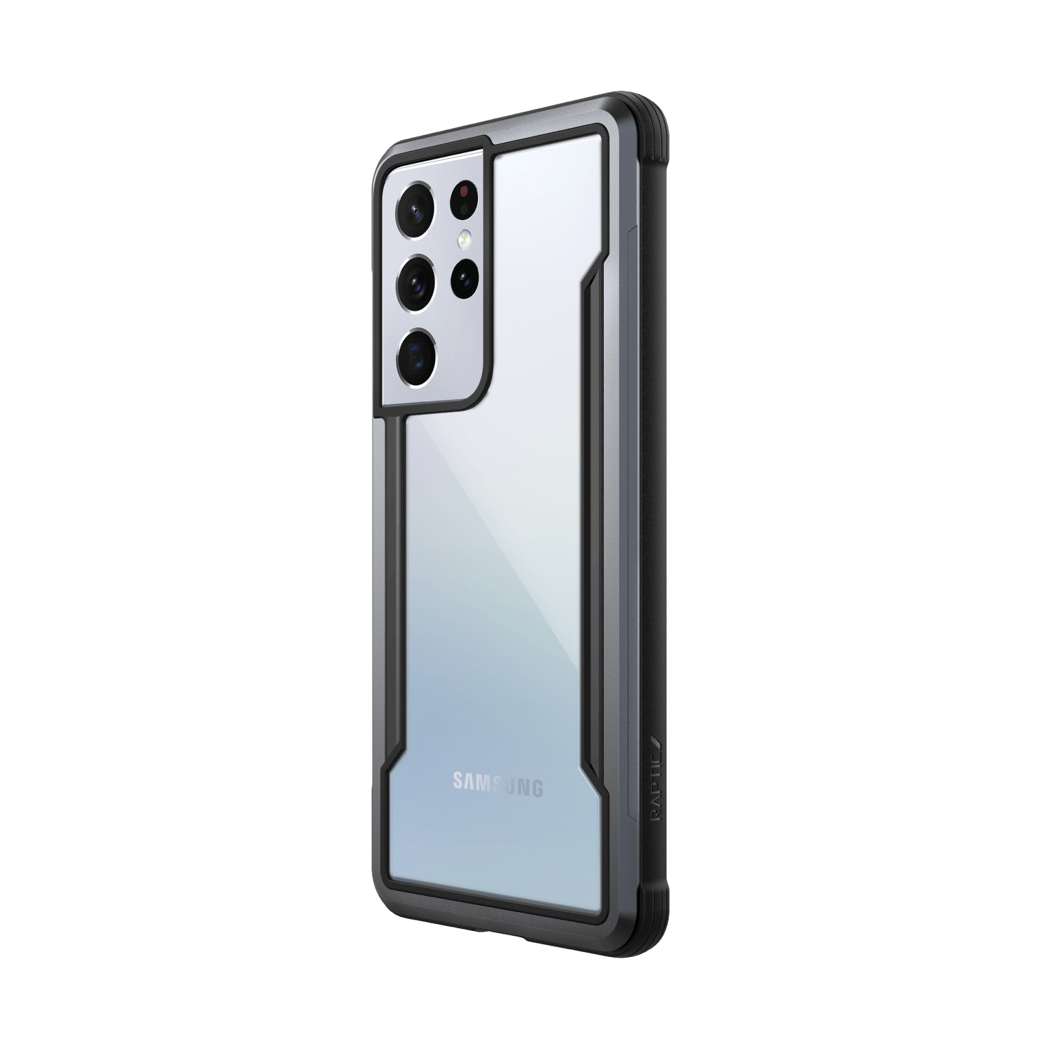 Samsung Galaxy S21 Ultra, case Raptic Shield Pro, antimicro, black