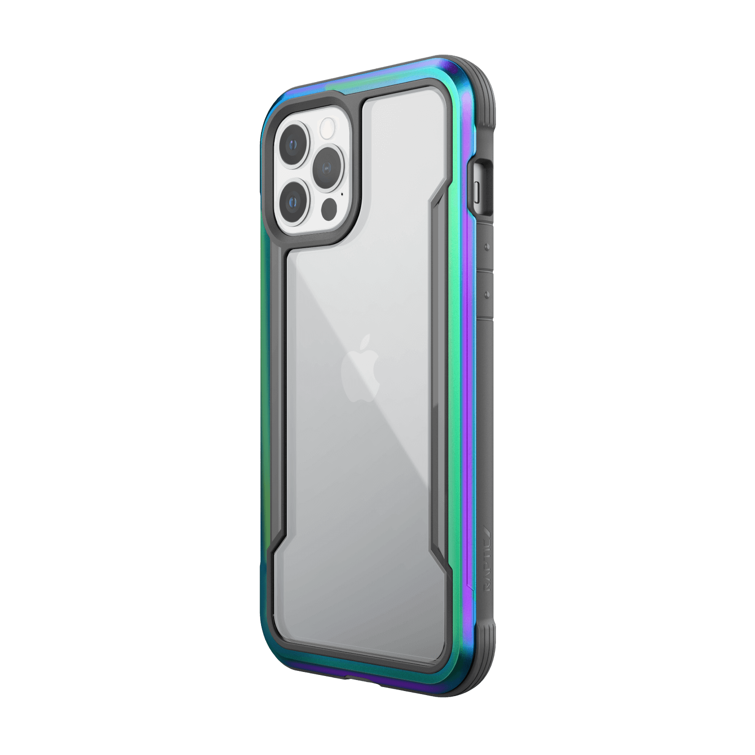 iPhone 12 Pro Max, case Raptic Shield Pro, antimicro, iridescent