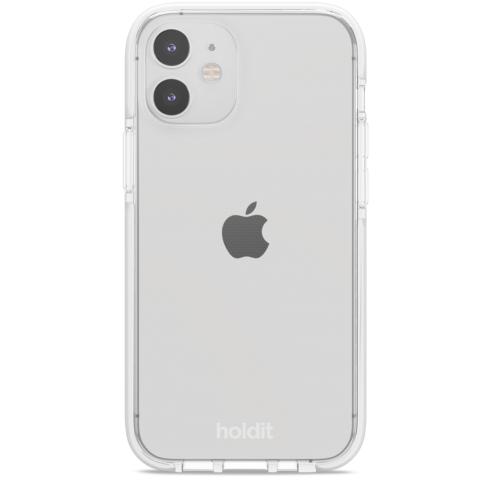 iPhone 12 Mini, housse Seethru, blanc