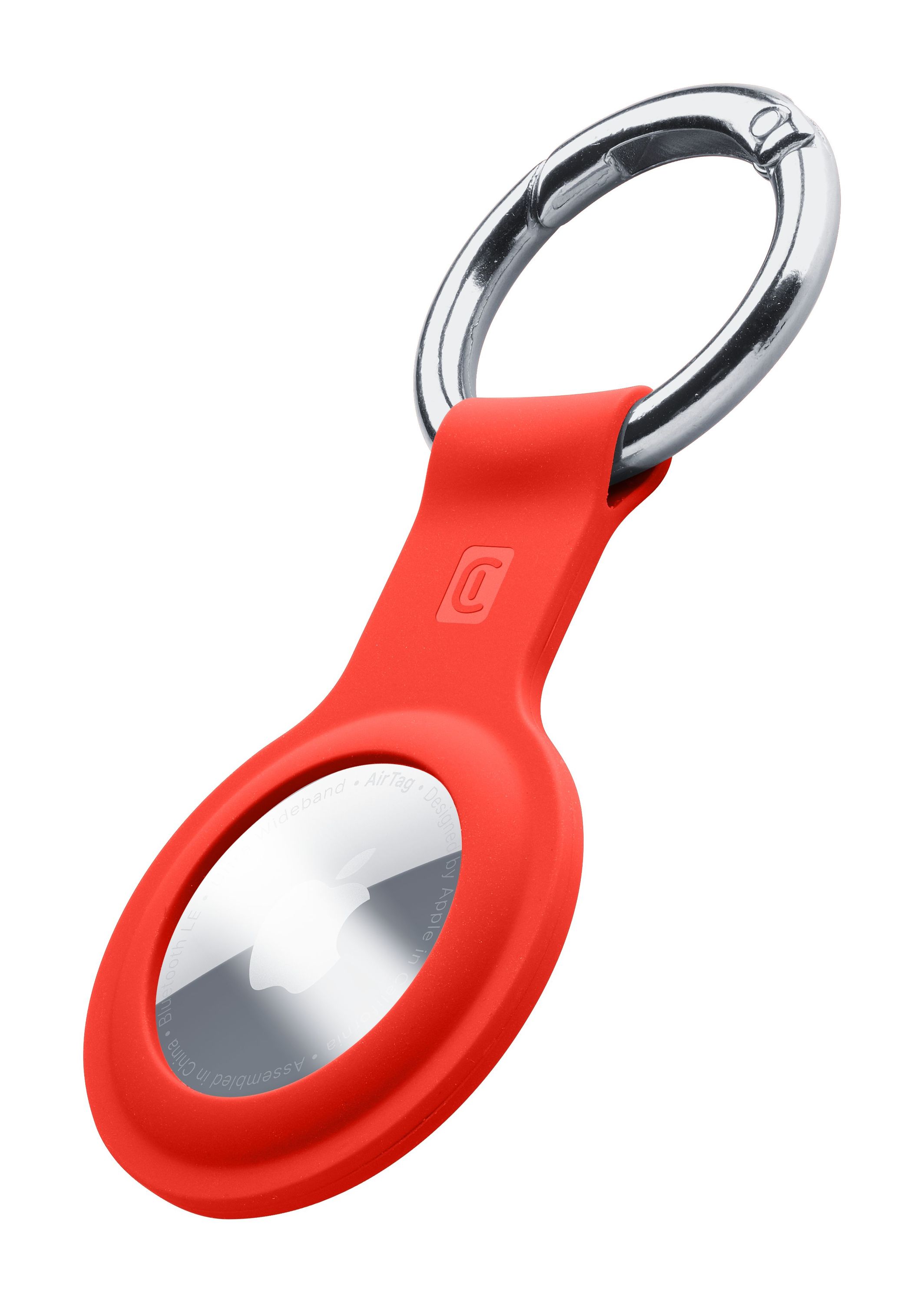 AirTag, case key ring, red