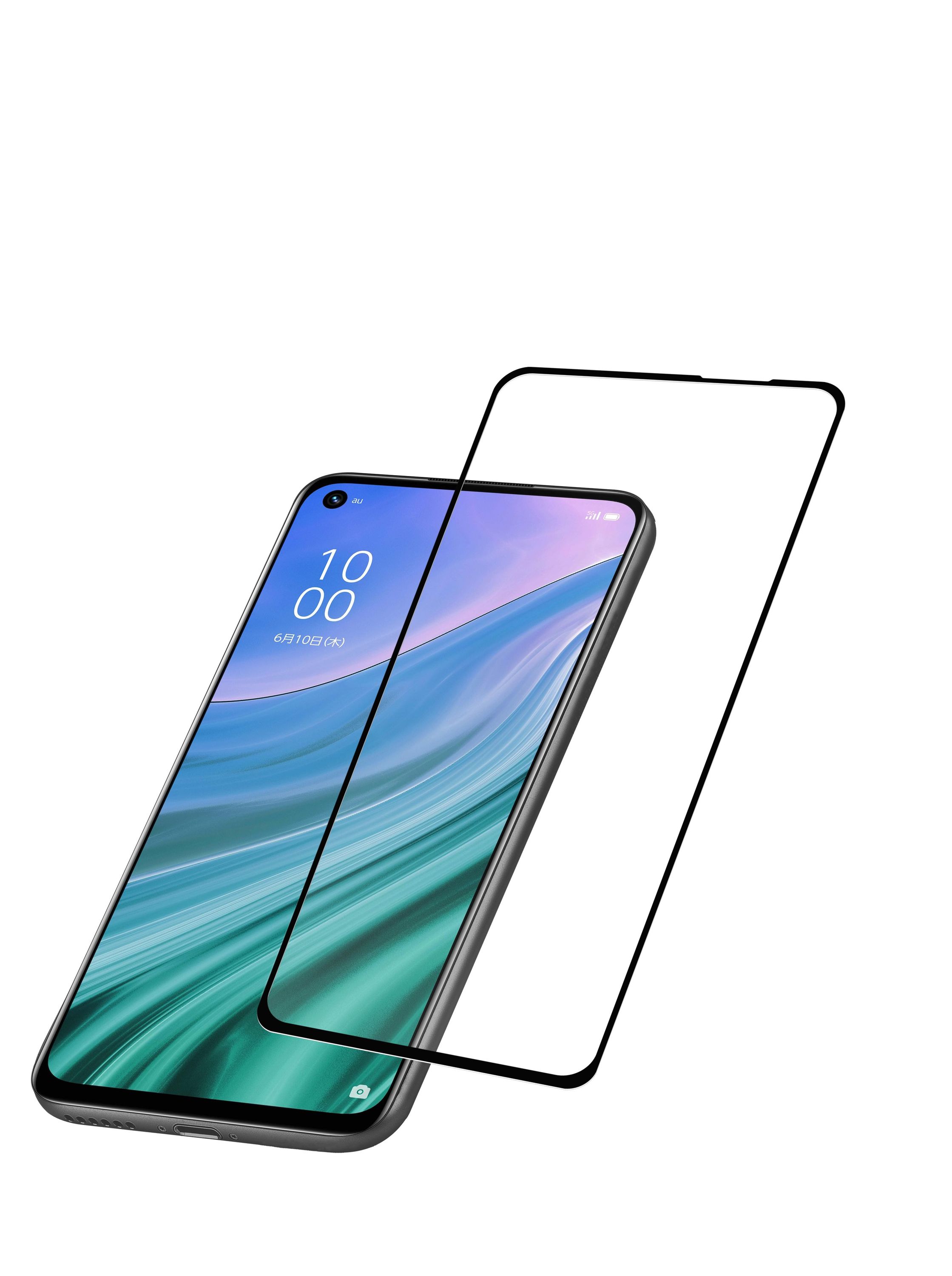 Oppo A74 5G / A54 5G, SP tempered glass capsule, black