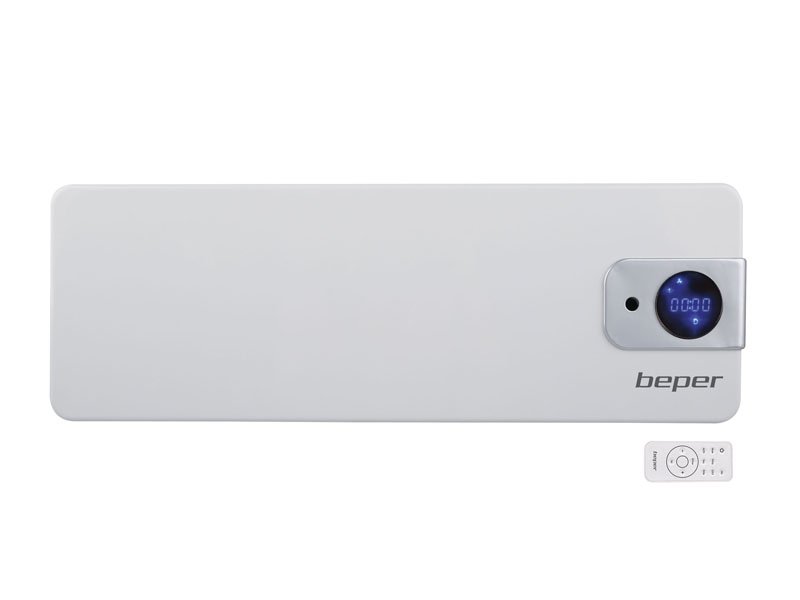 P203TER100, digital fan heater, 2000W, white