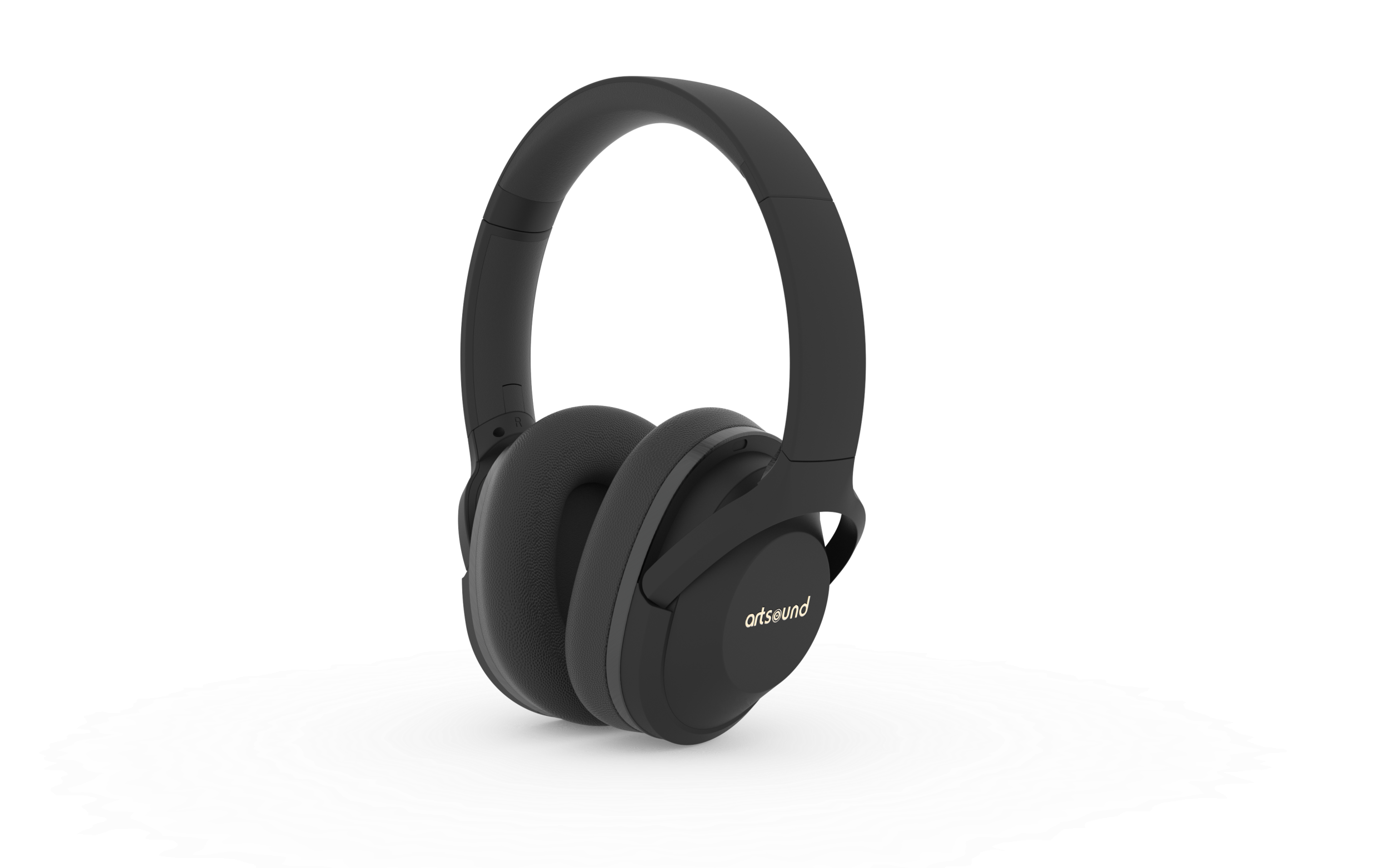 BRAINWAVE07, ANC wireless over-ear headphones, zwart