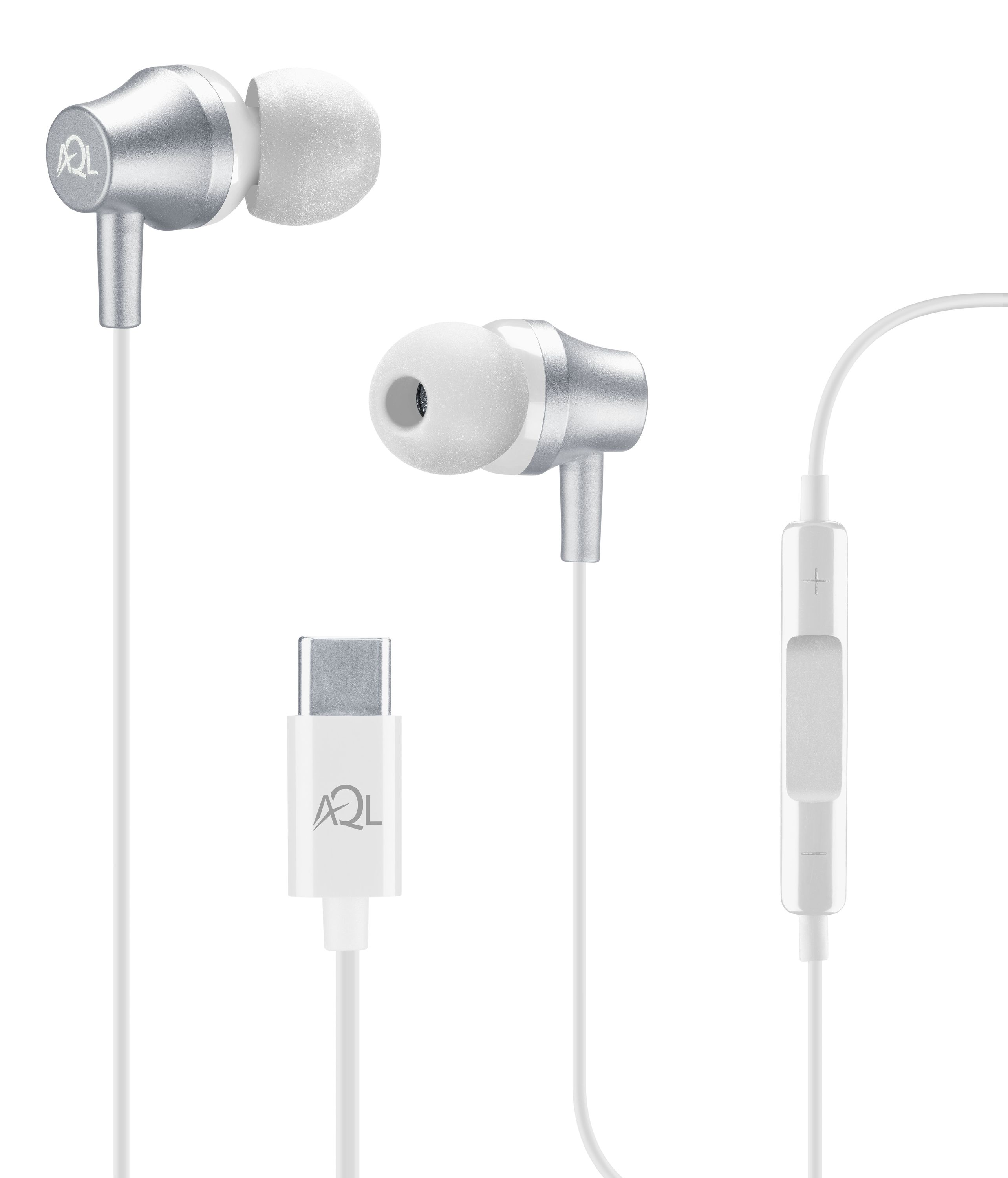 Spiral, in-ear HPH, usb-c, wit