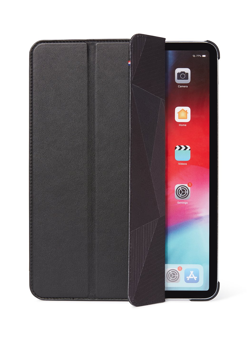 iPad Air 10,9" (4th gen), leather slim cover, zwart