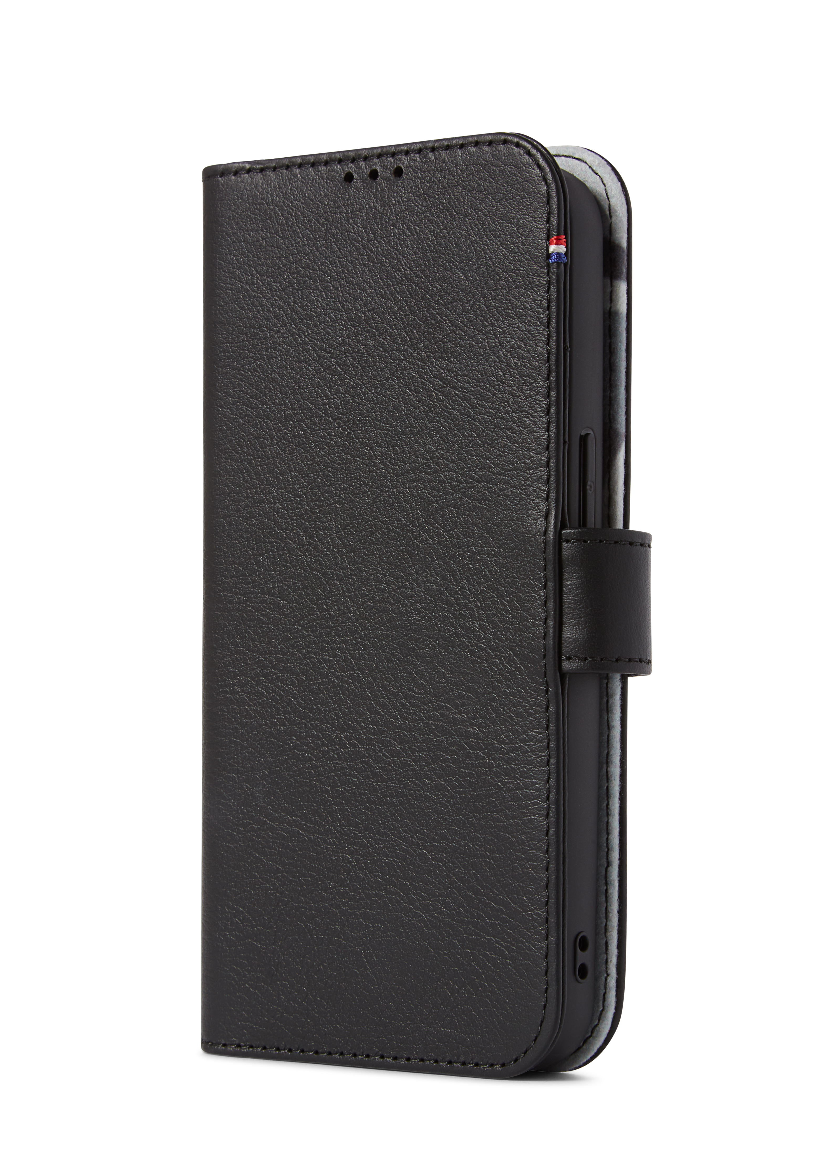 iPhone 13 Pro, leather wallet magnetic magsafe, black